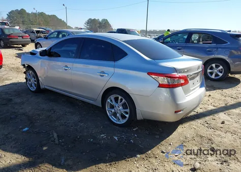 2015 Nissan Sentra S z USA, uszkodzony, nr VIN 3N1AB7APXFY368318